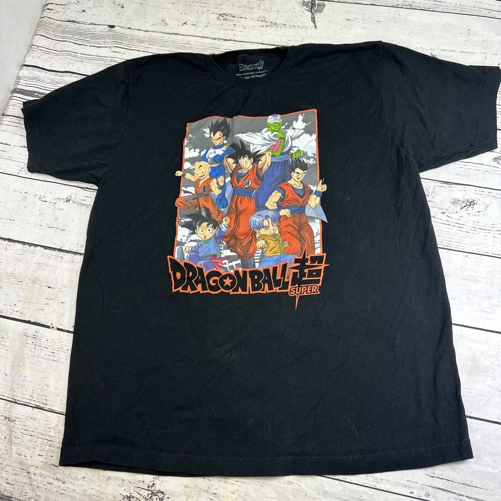 Dragon Ball Super Z Warriors Toei Animation Graphic Tshirt Mens XL Black